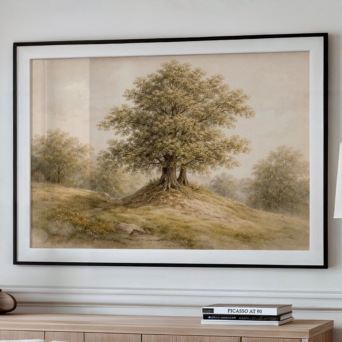 Sentinel Oak Crowns Golden Hilltop