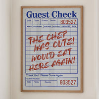 Culinary Confessions on Receipt Paper