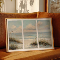 Where the Dunes Meet the Sea Triptych