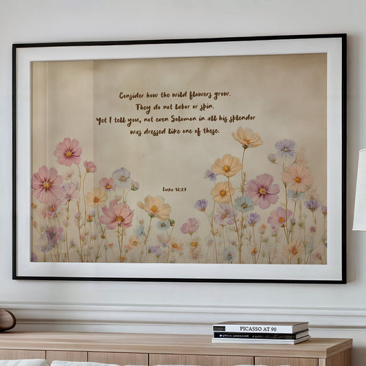 Wildflowers Passage: Luke 12:27