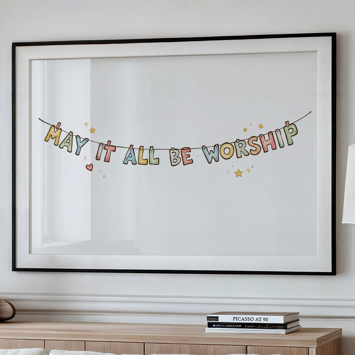 Pastel Prayer Hangs With Hope