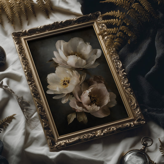 Three Blooms Hold Morning's Secret