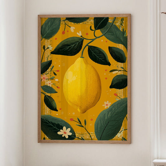 Golden Lemon Hangs In Honeyed Air
