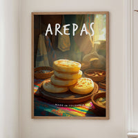 Golden Arepas In Morning Sunlight