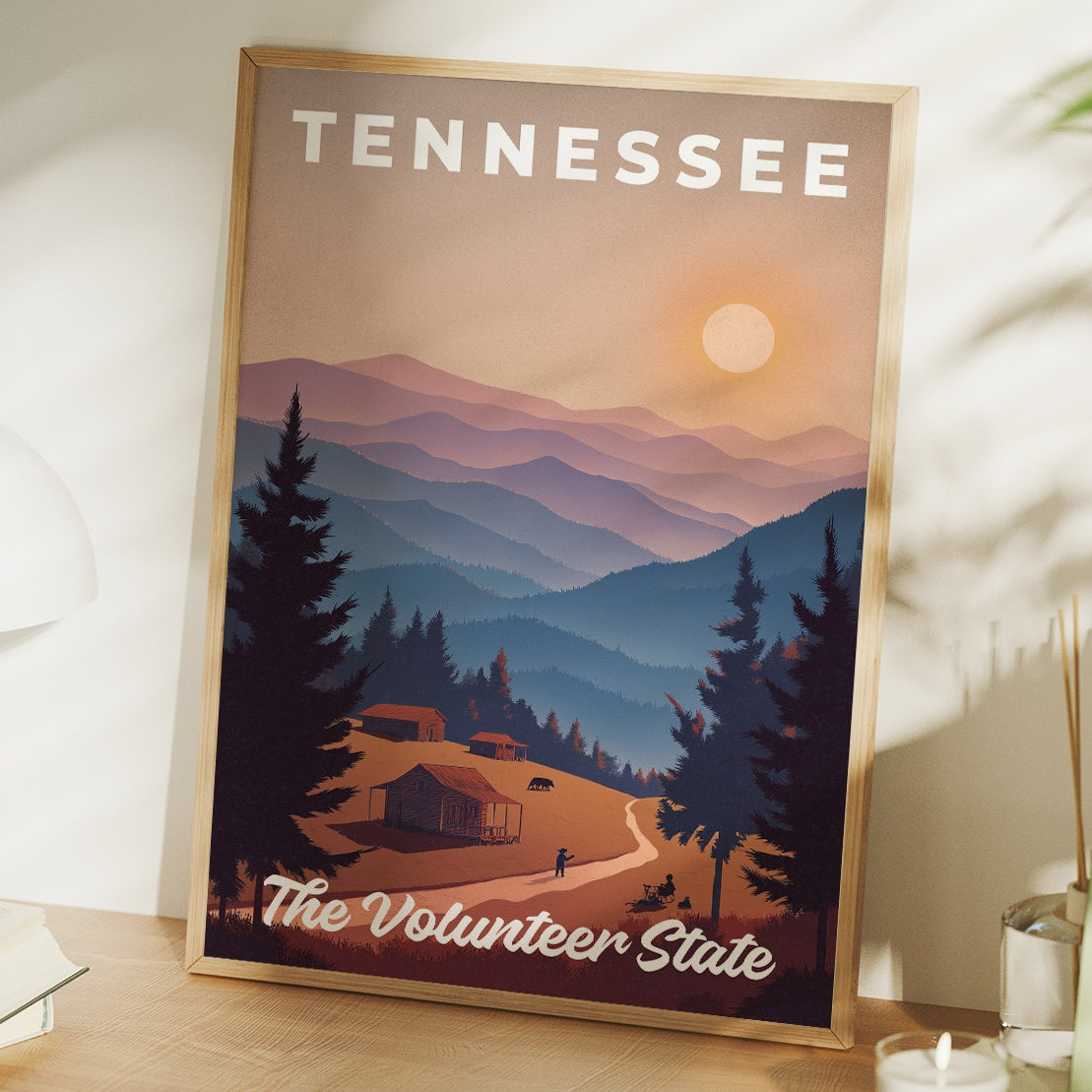 Tennessee Ridges Hold Evening's Glow