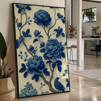 Blue Peonies Tell Ancient Stories