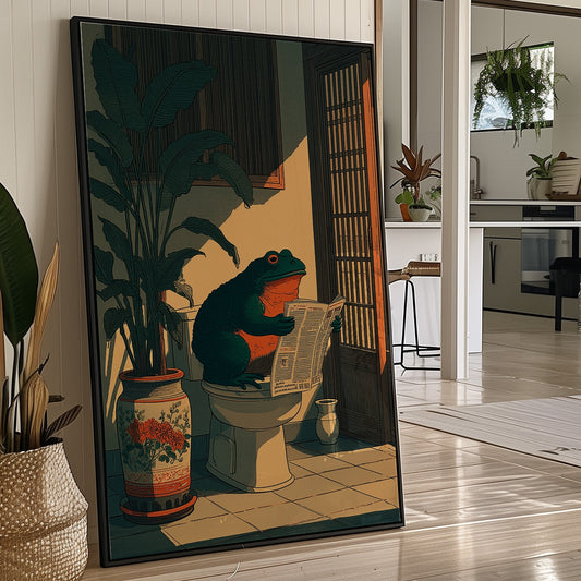 Wise Toad's Morning Paper Ritual