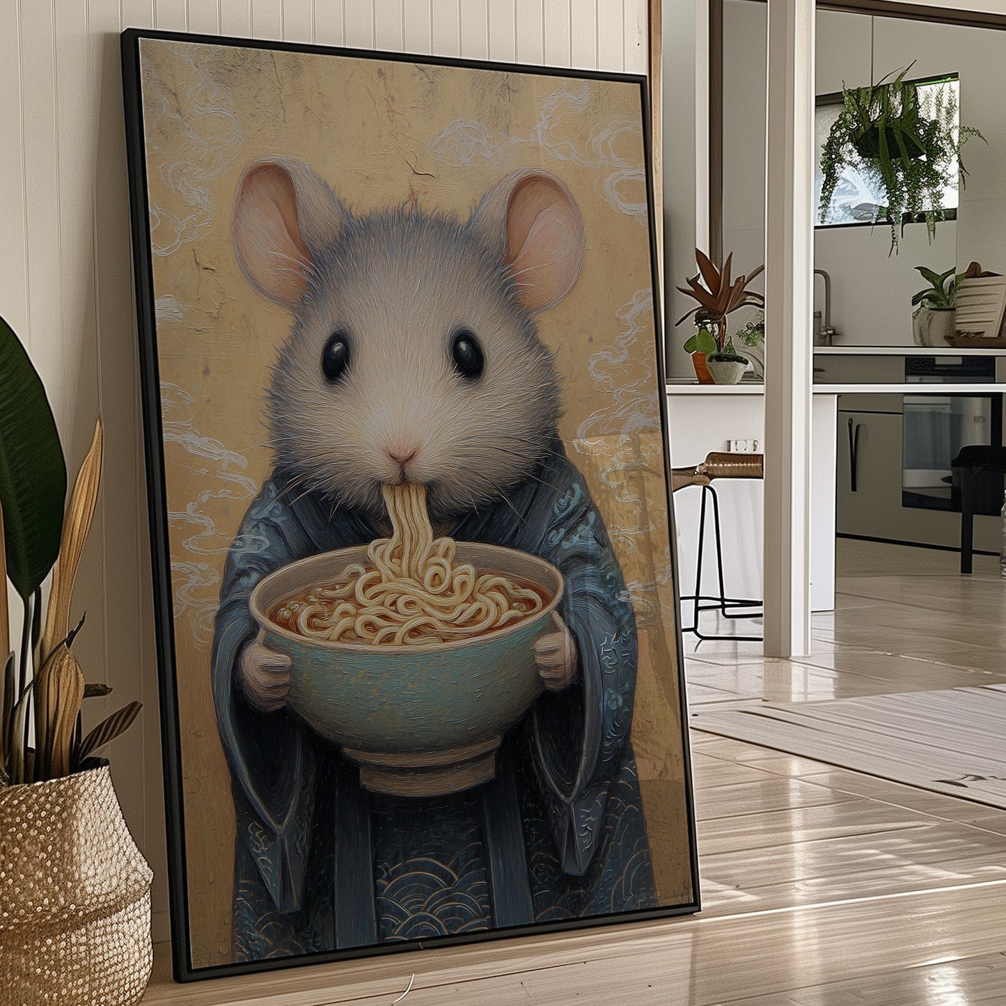 Tiny Master Savors Noodle Wisdom