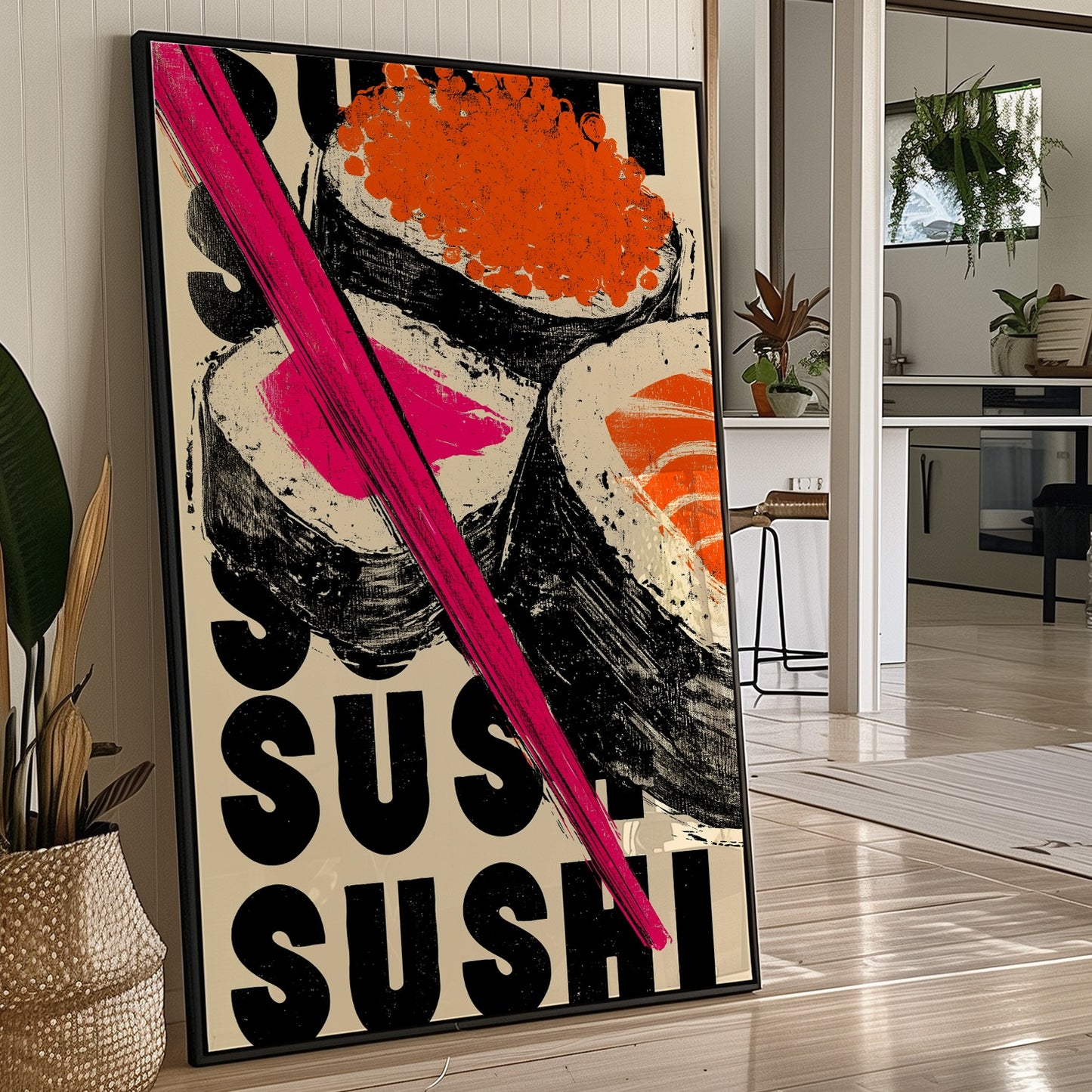 Bold Flavors Dance In Pink Light