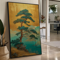 Lone Pine Greets Turquoise Dawn