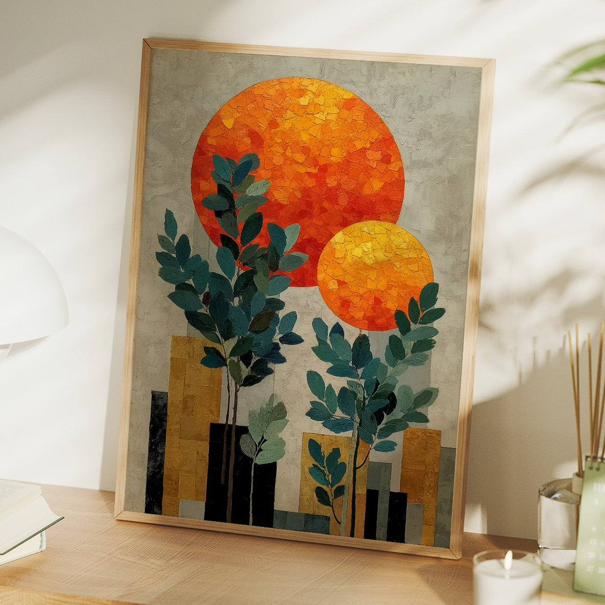 Twin Suns Dance Above City Gardens