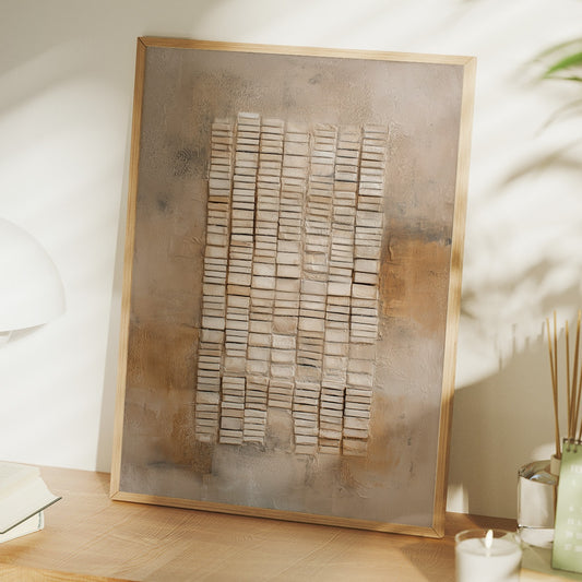 Sunlit Bar Cart Meets Abstract Lines