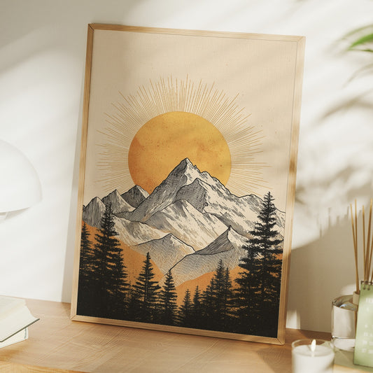 Golden Peaks Above The Bar