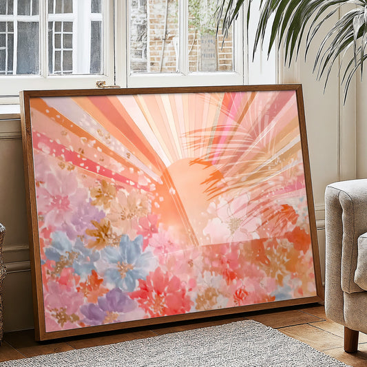 Morning Glory Blossoms Chase Sunbeams