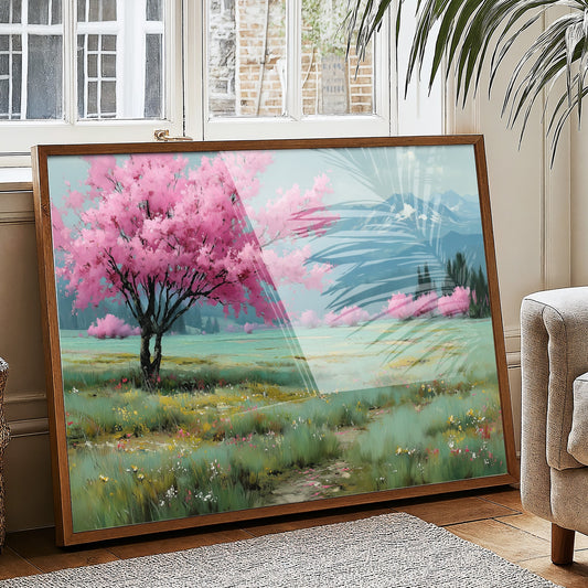 Cherry Blossoms Paint Mountain Stories