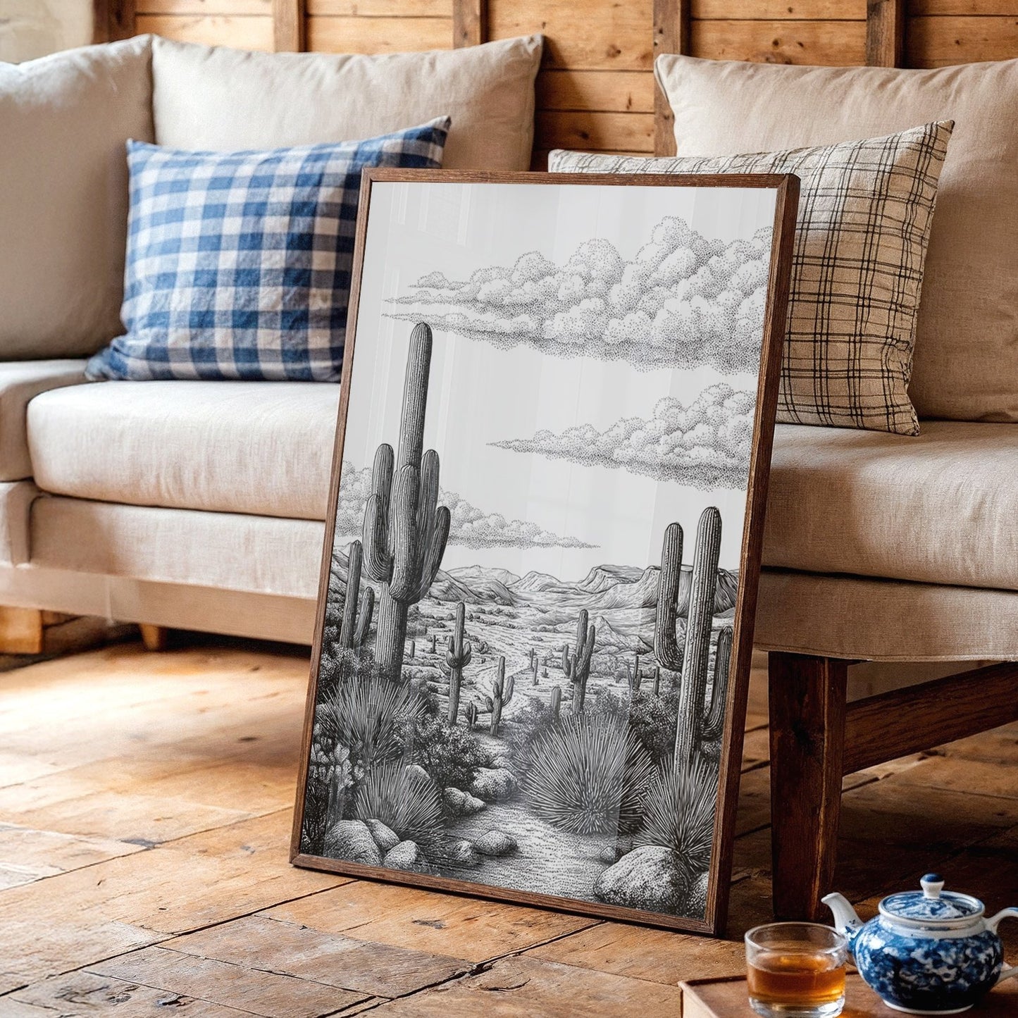 Saguaro Sketches From Desert Paths