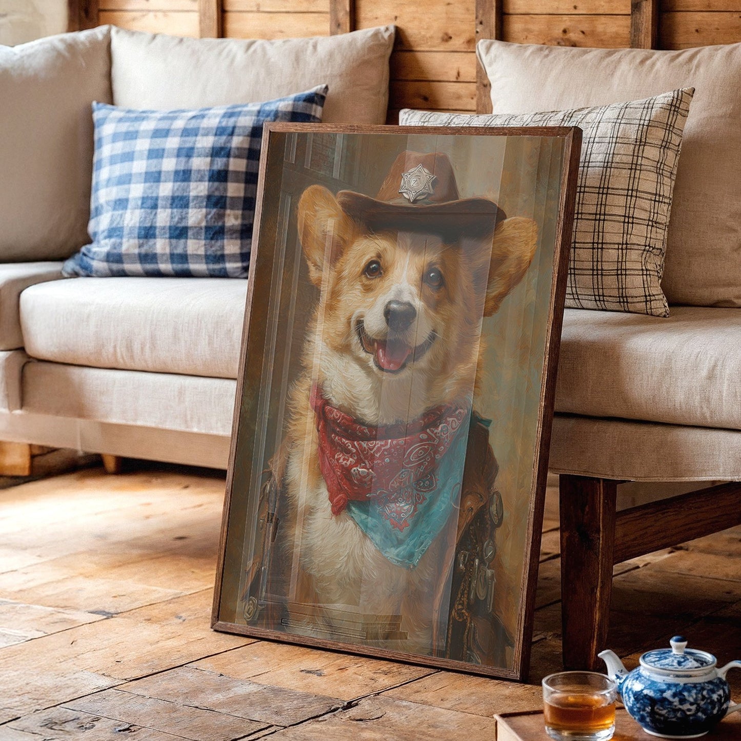 Cowboy Corgi Rules The Ranch