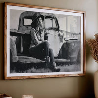 Vintage Soul On Pickup Tailgate