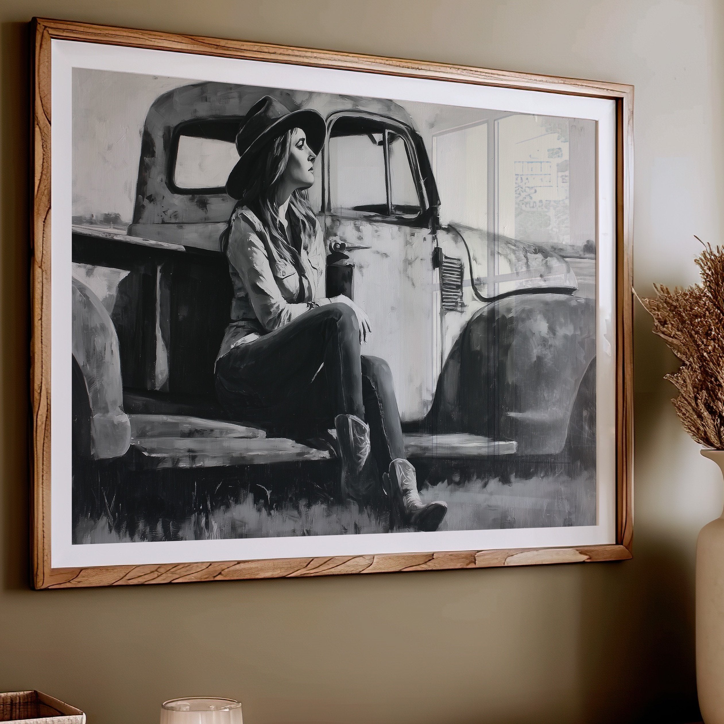 Vintage Soul On Pickup Tailgate