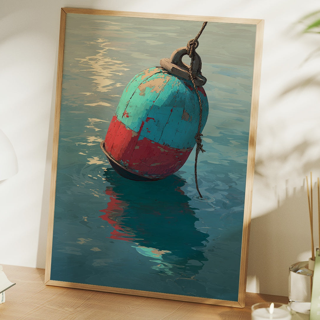 Coastal Buoy Dances With Tide