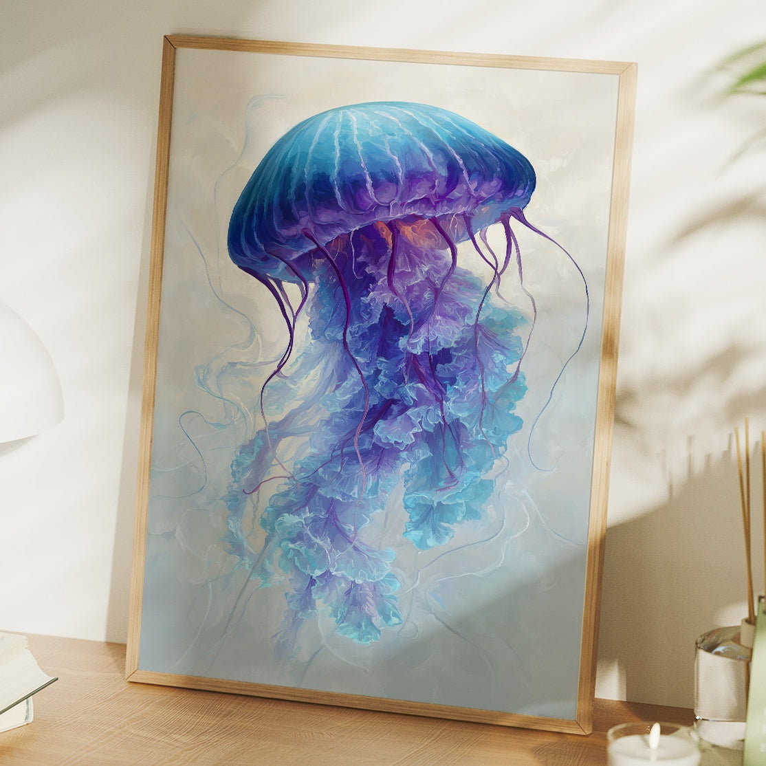 Ocean Depths In Violet Dance