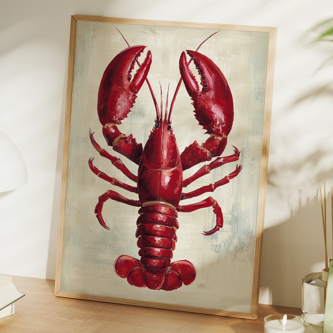 Crimson Catch From Maine Shores