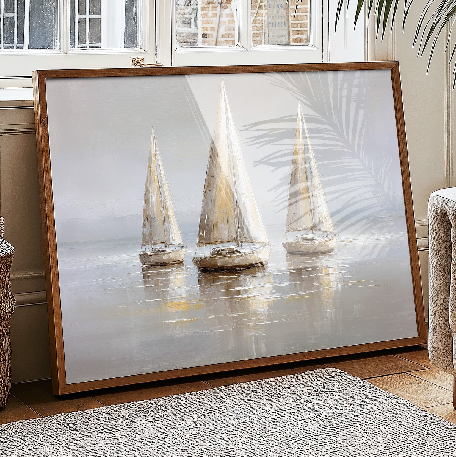 Sails Drift On Quiet Waters