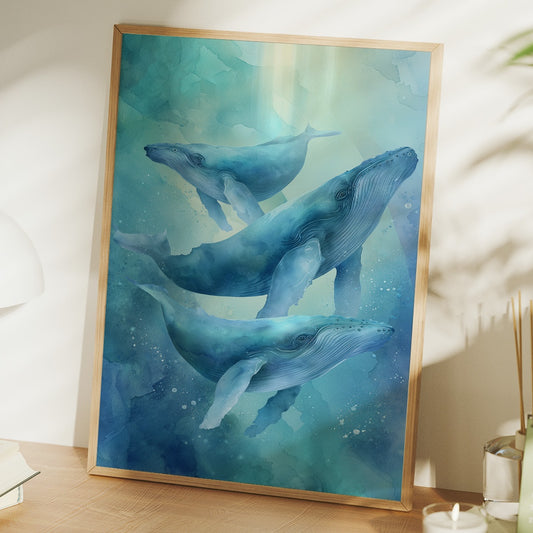 Ocean Giants Dance In Teal