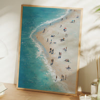 Tiny Figures Dance With Tides