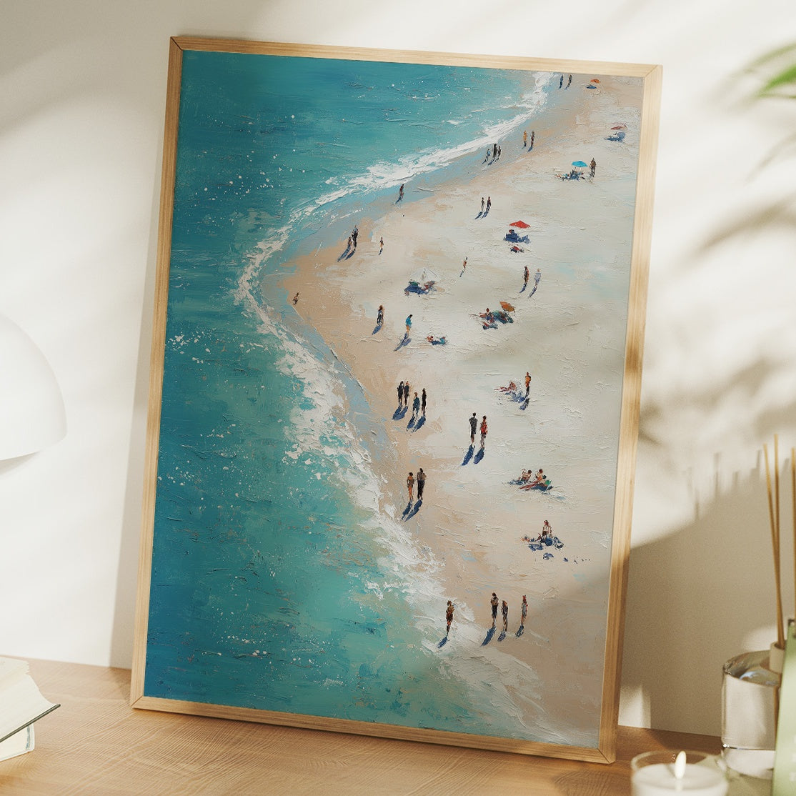 Tiny Figures Dance With Tides