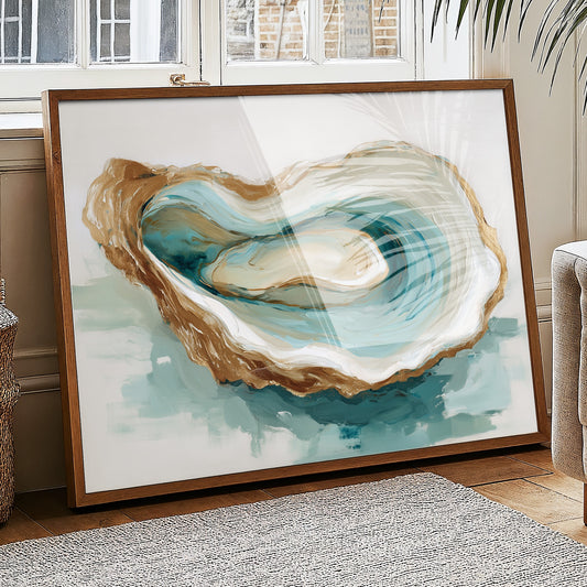 Tides Curl Within Pearl Shell