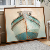 Weathered Vessel Awaits The Tide