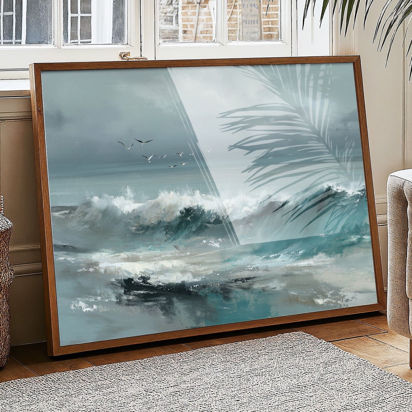 Teal Waves Call Ancient Mariners