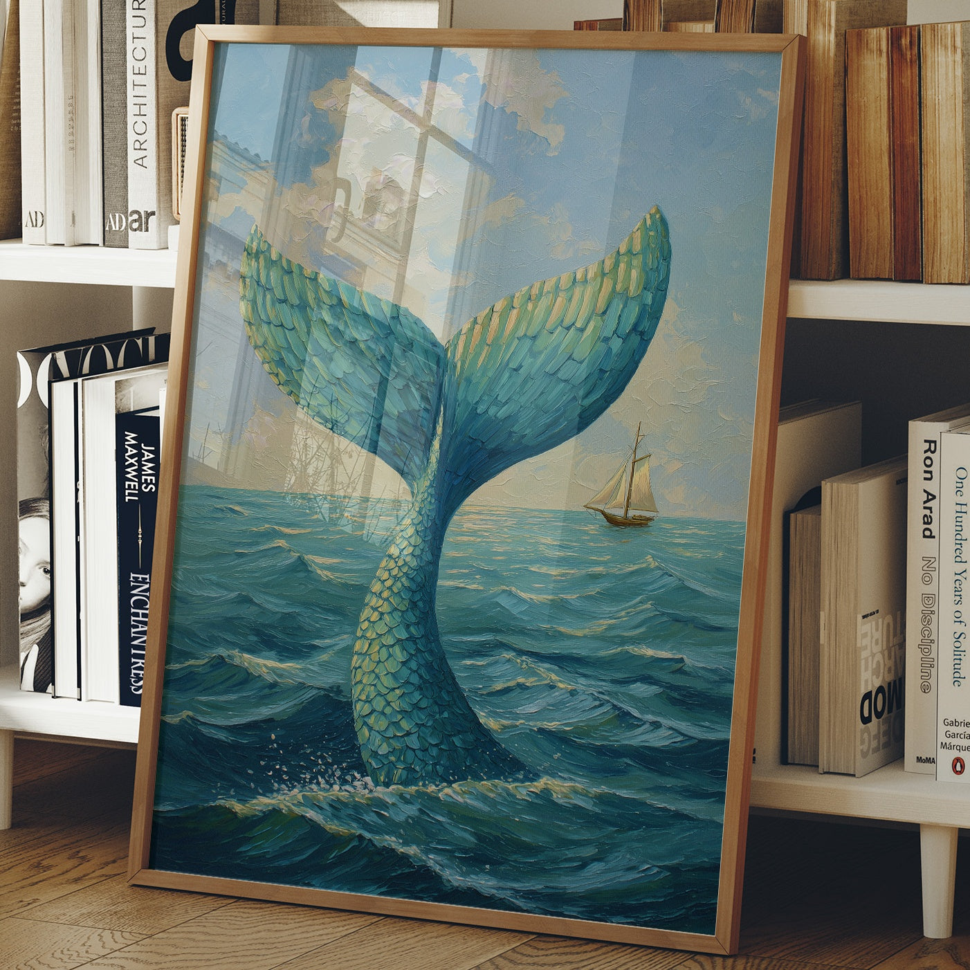 Cerulean Depths Whisper To Distant Sails