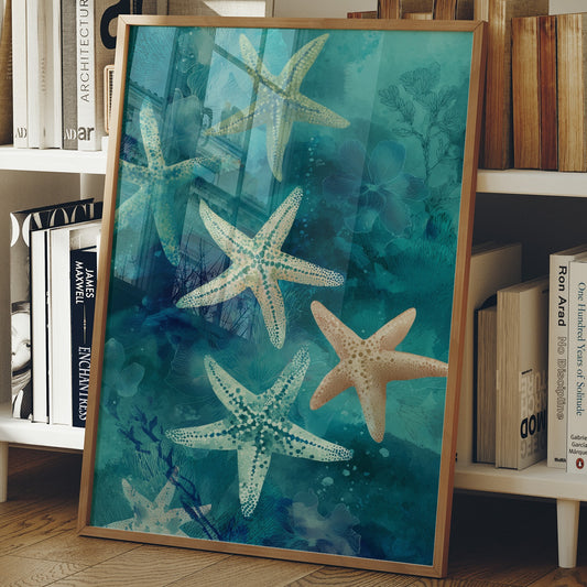 Celestial Navigators in Azure Depths