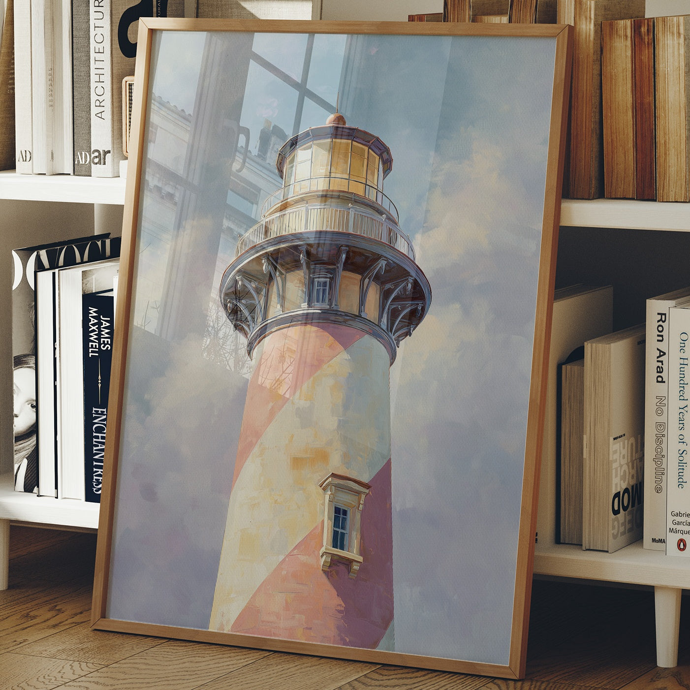 Coastal Guardian's Pastel Embrace