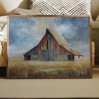 Weathered Sentinel of Prairie Solitude