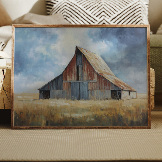 Weathered Sentinel of Prairie Solitude