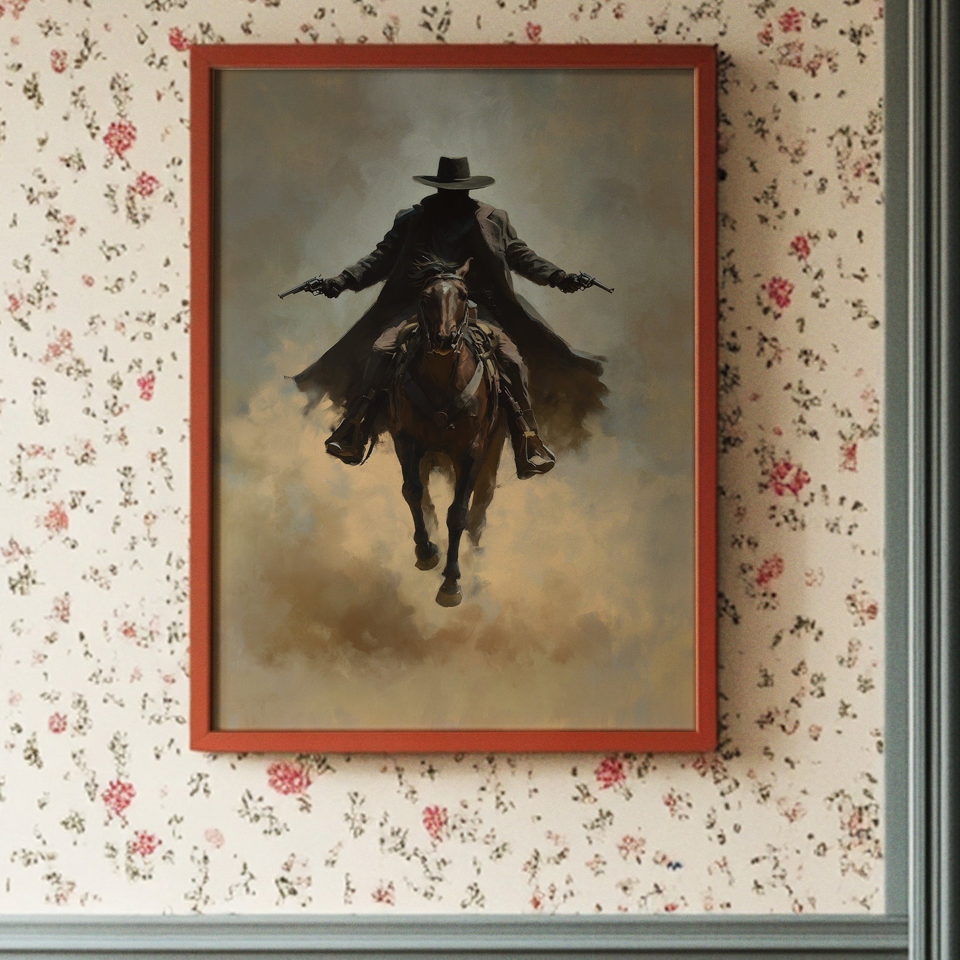 Frontier Justice Rides Through Dust