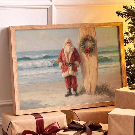 Holiday Tides: Santa's Coastal Retreat