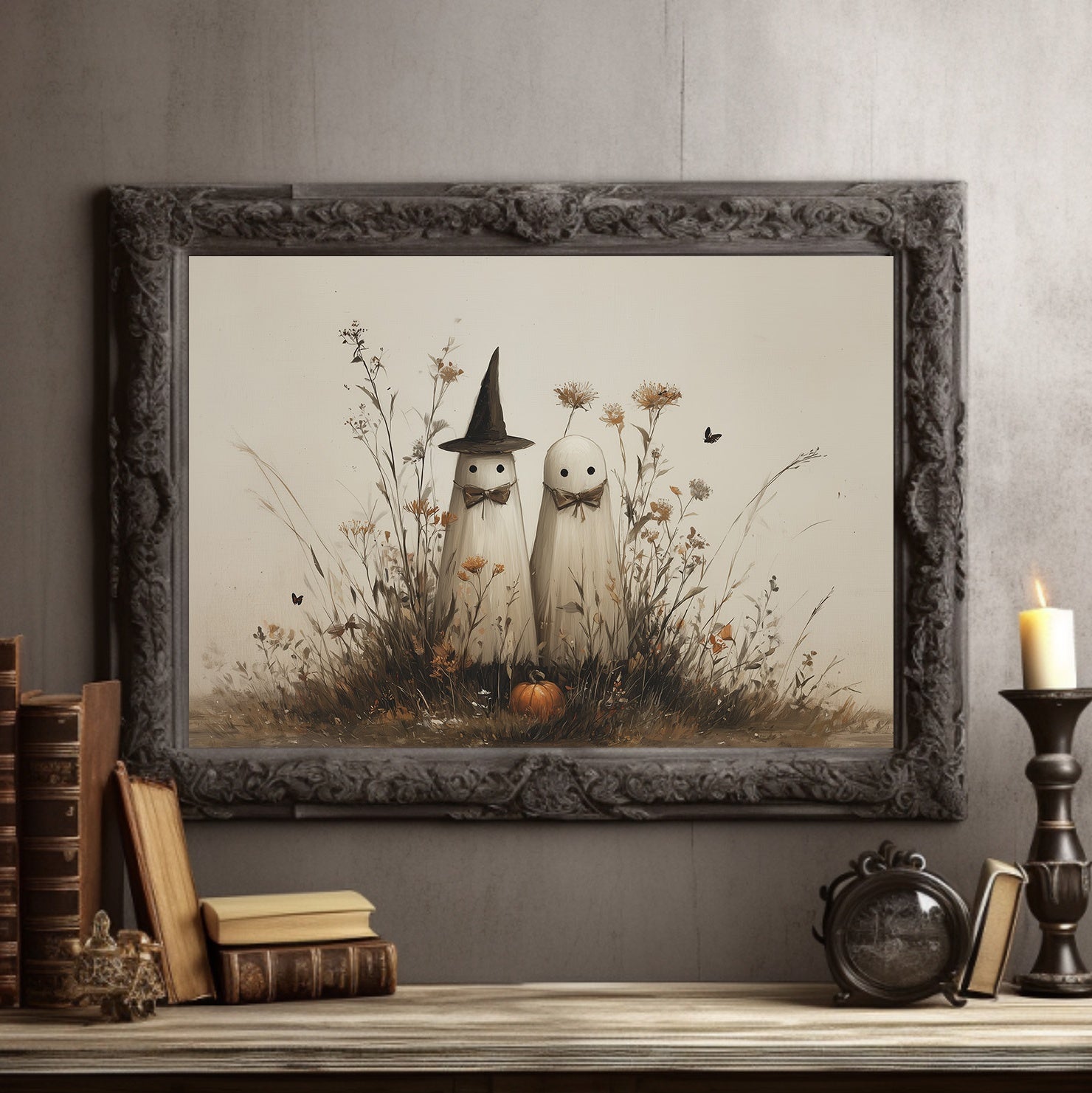 Spectral Companions in Autumn Meadow