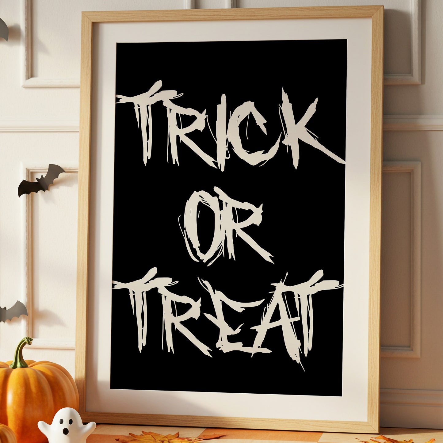 Stark Words Against Midnight Canvas