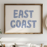 Blue Letters Find Ocean Home