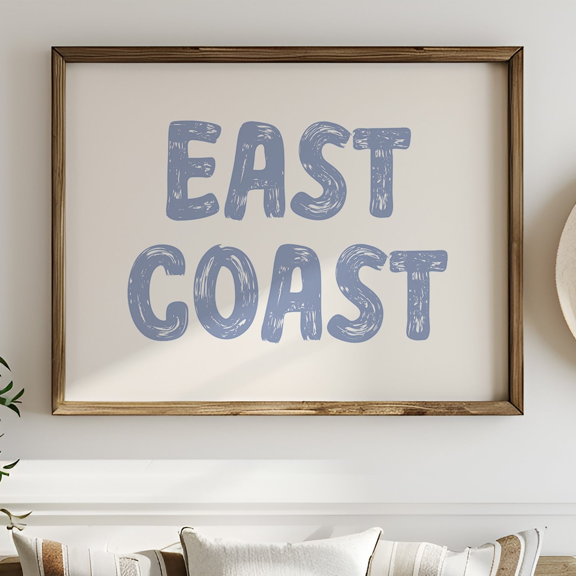 Blue Letters Find Ocean Home