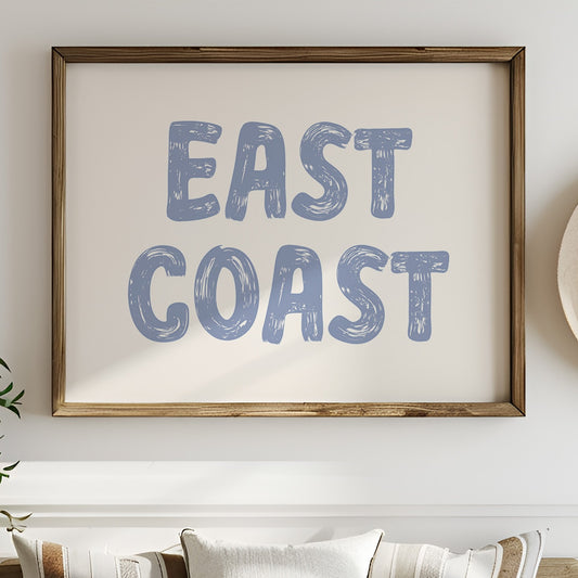 Blue Letters Find Ocean Home