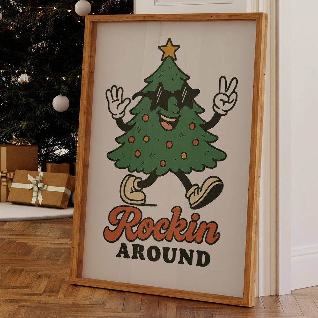 Festive Pine Struts With Joy