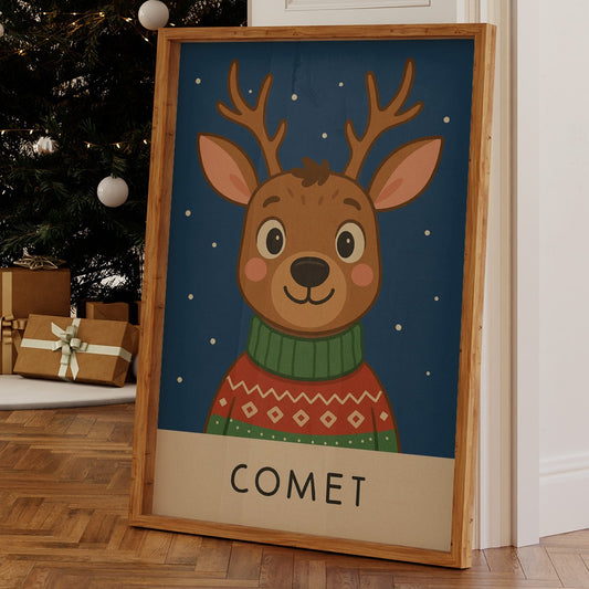 Reindeer Tales Under Frosted Lights