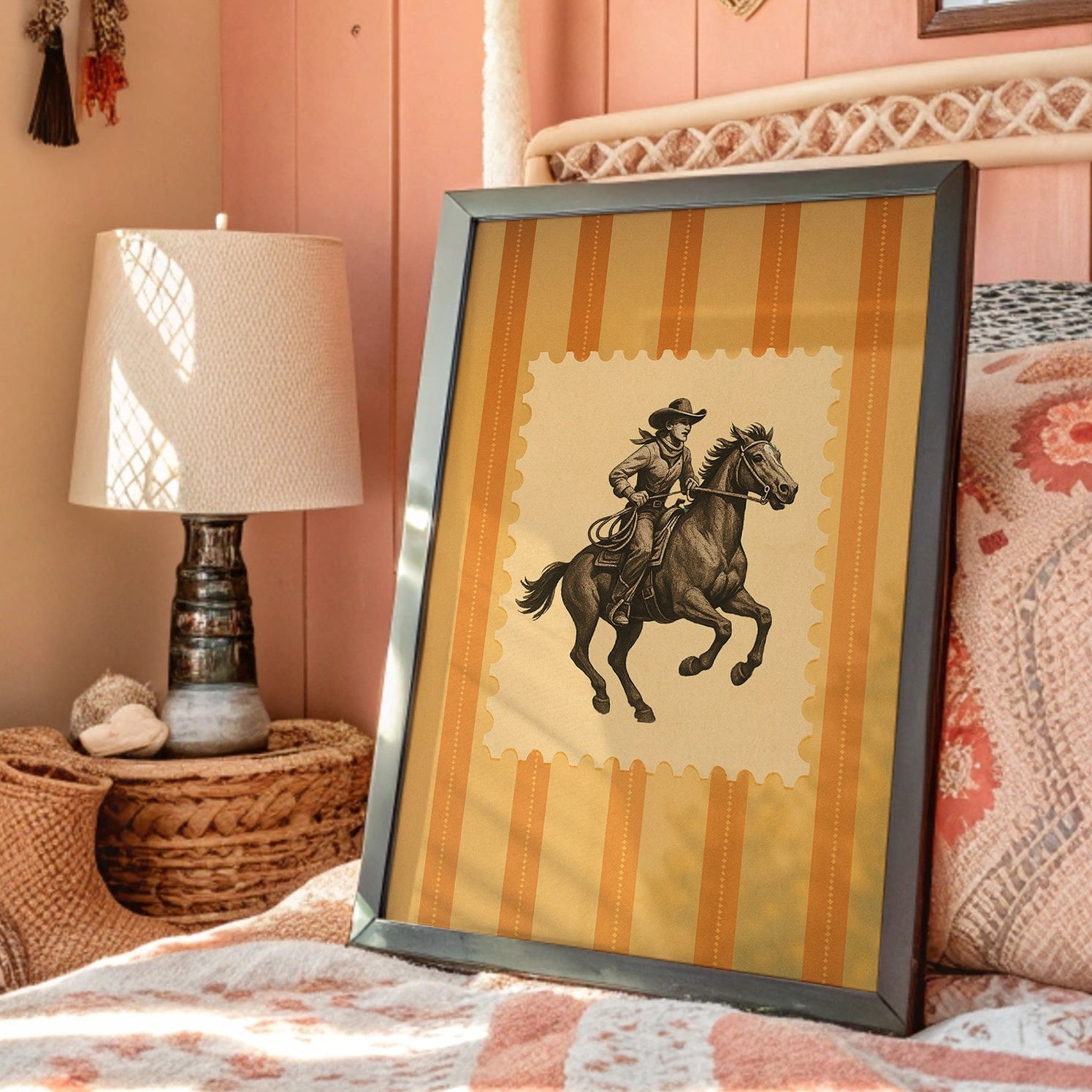 Frontier Spirit On Amber Stripes