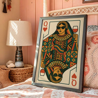 Modern Queen Sips Vintage Red