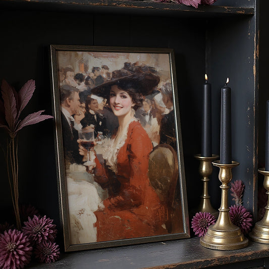 Scarlet Toast Among Society Figures